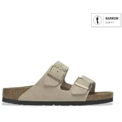 Birkenstock Arizona Leve Sandalen für Damen (41) - Wanderschuhe mit anatomisch geformtem Kork-Latex-Fußbett und weichem Wildleder-Obermaterial für hohen Tragekomfort und lässigen Style.
