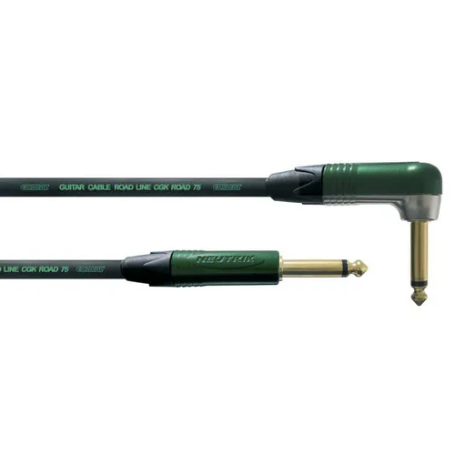 Cordial CRI 9 PR peak Instrumentenkabel 9 m - Professionelles 9 m Instrumentenkabel mit doppelter Schirmung und robustem PVC-Mantel, ideal für Bühnenauftritte und hohe Leistungsanforderungen.