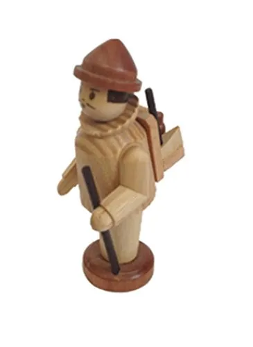 Rudolphs Schatzkiste Miniaturfigur Holzfigur Waldarbeiter Höhe=6,5cm NEU Seiffen Erzgebirge Dekoration Holzfiguren Weihnachten Fensterschmuck Spielzeug Deko Weihnachtsfigur