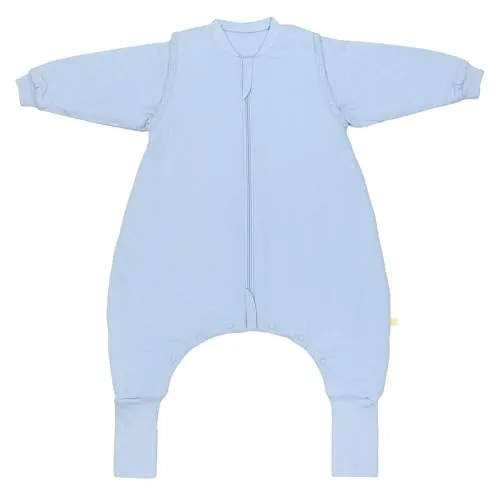 Schlummersack Kinderschlafsack mit Füßen, 2.5 Tog, blau, 70 cm