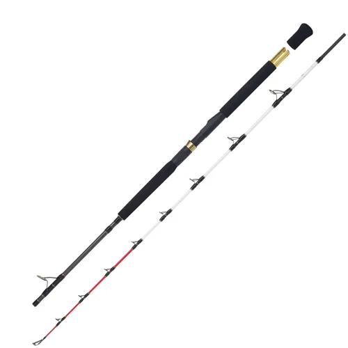 WFT Adventure Deep Water 2,15m, 30lbs 200-600g Meeresrute - Angelzubehör für Tiefseefischen, ausgestattet mit massiver Kohlefaser-Spitze für maximale Stabilität und Kraft bei der Fischerei.