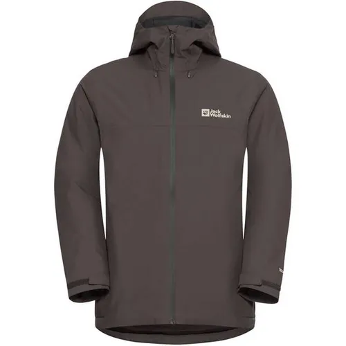 Jack Wolfskin WISPER INS JKT M - Outdoorjacke in braun XXXL - Funktionsjacke, atmungsaktiv, wasserdicht und winddicht, ideal für Outdoor-Aktivitäten bei jedem Wetter.