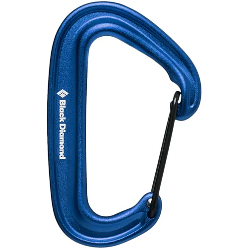 Black Diamond Miniwire Karabiner (Größe One Size, blau) in blau von Black Diamond