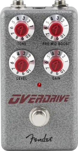 Fender Hammertone Overdrive - Gitarren-Effektgerät mit vielseitigem Drive-Pedal für von Blues-Crunch bis Distortion, inklusive Pre-Mid Boost für zusätzliche Strahlkraft und Klangregelung.
