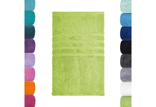 Lavea Handtuch Serie Bali, 70x140cm aus 100% Bio-Baumwolle, nachhaltig, fusselfrei, pflegeleicht, hautfreundlich und saugstark (1-St), einzigartig kuscheliges Frottee Handtuch in Premium-Qualität