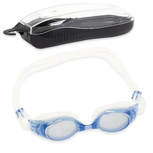 B&S Turtle VIEW Schwimmbrille - Unisex, UV-Schutz & SWIPE-Technologie - Schwimmbrille mit SWIPE Anti Fog für langanhaltenden Durchblick, UV-Schutz und komfortable Passform dank verstellbarem Kopfband und Nasenstegen. Ideal für Pool und Meer!