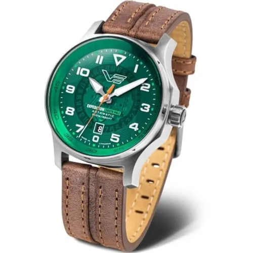 Vostok Europe Herrenuhr Expedition South Pole Automatik - Armbanduhren für Herren mit robustem Edelstahl-Gehäuse und japanischem Automatikwerk, ideal für Abenteuer und Outdoor-Aktivitäten.