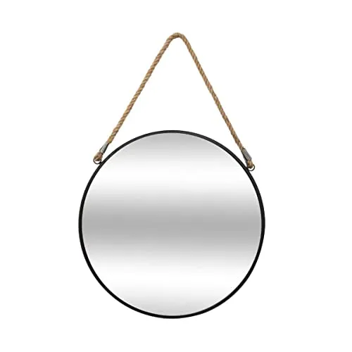 Atmosphera Spiegel Seil Schwarz in schwarz von ATMOSPHERA CREATEUR D'INTERIEUR