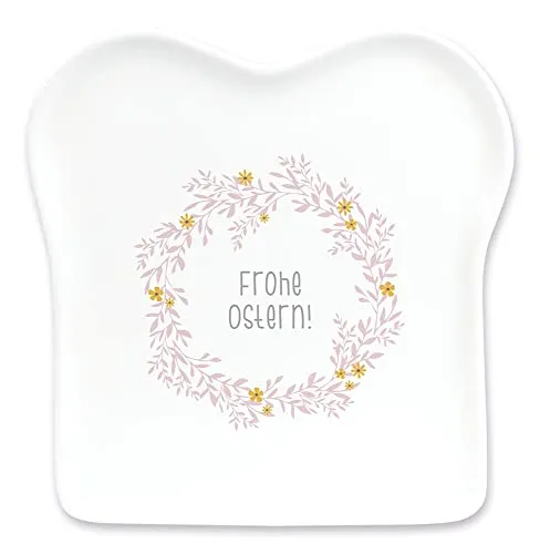 Grafik-Werkstatt | Toast-Teller | Frohe Ostern, 14,5 x 15,5 cm