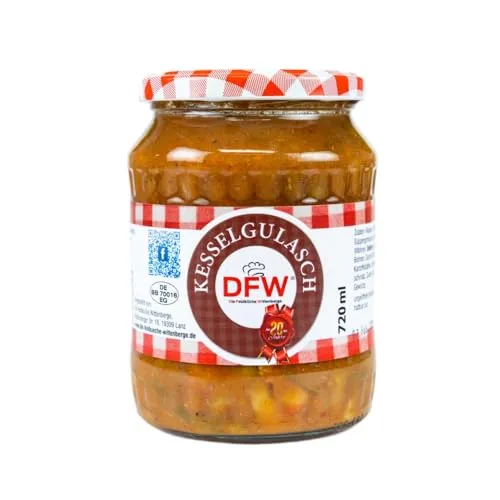Kesselgulasch 650g (Glas) Fertiggericht Suppe | Hausmacher Qualität | DFW (1229)
