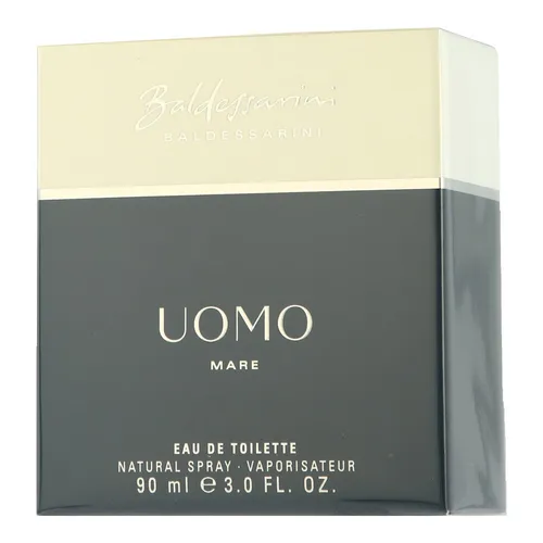 Baldessarini Uomo Mare Eau de Toilette 90 ml - Herrenparfüm mit holzig-aquatischer Note, vereint maskuline Stärke und erfrischende Leichtigkeit für einen langanhaltenden, intensiven Duft.