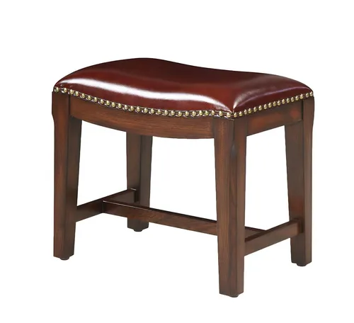 Hocker Sitzhocker mit Polster für Schminktisch - Eleganter Polsterhocker im Landhausstil, perfekt für Schlafzimmer oder Wohnzimmer. Mit stabilem Holzgestell und bequemem Polyesterbezug für höchsten Sitzkomfort.