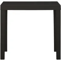 Furnicato Gartentisch Anthrazit 79x65x72 cm aus Kunststoff - Wetterfester und leichter Gartentisch für entspannte Mahlzeiten im Freien. Ideal für Terrasse oder Camping, einfach zu reinigen und zu bewegen. Genießen Sie schöne Stunden im Freien!