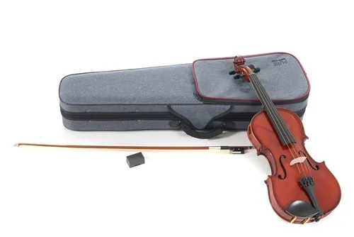 Gewa Violine - Hochwertige Violine mit massiver Fichtendecke und Ebenholzgarnitur. Ideal für Einsteiger und Fortgeschrittene, inklusive leichtem Etui und Zubehör für den sofortigen Einsatz.