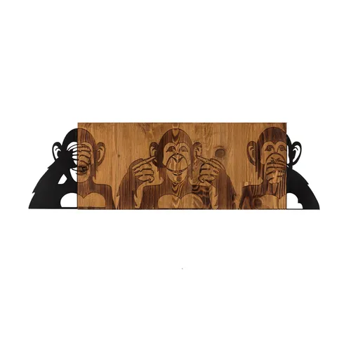 Wandbeh�nge 100% METALL Schwarznuss