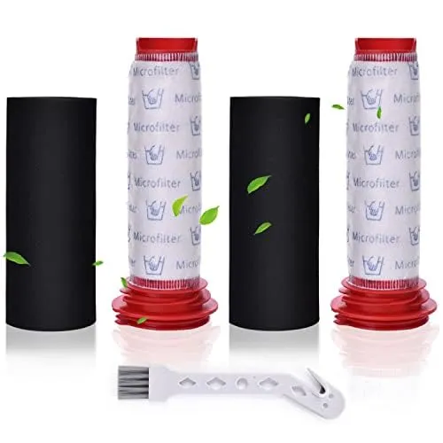Rebrithcare 2 Stück Filter für Bosch Athlet 25.2v Staubsauger Filter für Bosch Athlet Zoo'o BCH6ZOOO Pro Animal Ersatzteile Akkusauger BCH6L2560 BCH6L2561 Ersatzfilter Flexxo Serie 4 Zubehör
