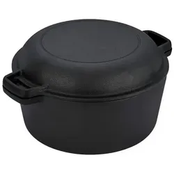 GRÄWE Dutch Oven CI 350 Ø 26 cm – Vielseitiger Gusseisen Brat- & Kochtopf