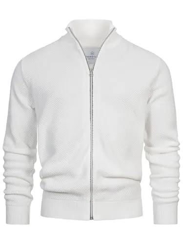Kronstadt Sweatjacke KSErik Zip - Modische Herren-Jacke mit Reißverschluss, ideal für Alltag und Freizeit. Vielseitig kombinierbar und perfekt für milde Temperaturen.