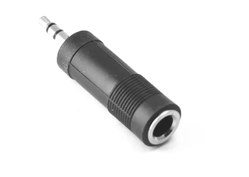 Stereo Klinken Adapter 3,5 mm Stecker auf 6,3 mm Kupplung