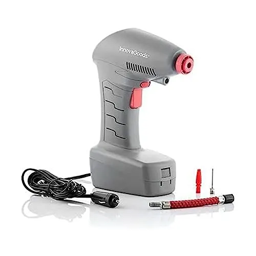 InnovaGoods Tragbarer Luftkompressor mit LED-Licht