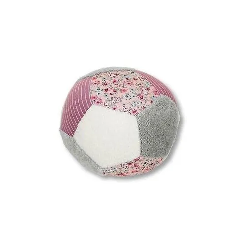 STERNTALER BABY-SPIELZEUG BALL GRAU/ROSA INTEGRIERTE RASSEL 11X11X11CM NEU OVP