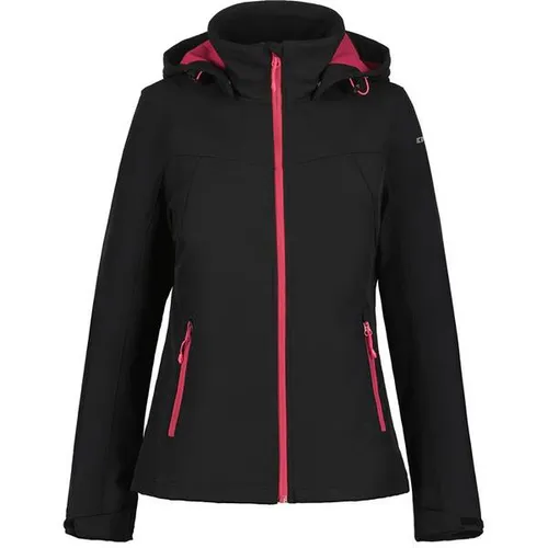 ICEPEAK Damen Funktionsjacke BRENHAM - Funktionsjacke für Damen mit 8.000 mm Wassersäule, ideal für Outdoor-Aktivitäten. Atmungsaktiv und elastisch, bietet Wetterschutz und hohen Tragekomfort.