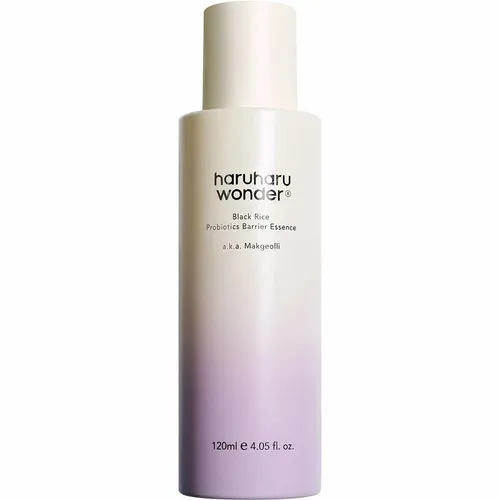 haruharu wonder Black Rice Probiotics Barrier Essence 120ml - Gesichtsreiniger mit schwarzem Reis und Probiotika zur Stärkung der Hautbarriere, beruhigend und feuchtigkeitsspendend für einen gesunden Teint.