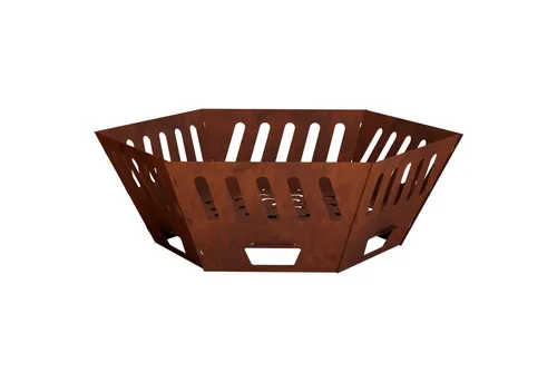 Feuerstelle Rostoptik 80 x 80 x 28 cm von vidaXL
