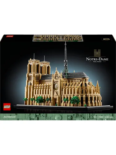 LEGO Notre-Dame de Paris (21061) - Detailgetreues Modell der Kathedrale, 4383 Teile für kreative Erwachsene und Architektur-Liebhaber