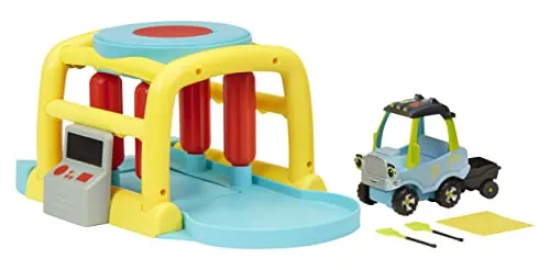 little tikes Let's Go Cozy Coupe – Farbwechsel-Autowaschanlage mit Schiebefahrzeug – Inklusive Go Green Truck, Spielset, Gartengeräte und Wagen – Geeignet für Kleinkinder ab 3 Jahren