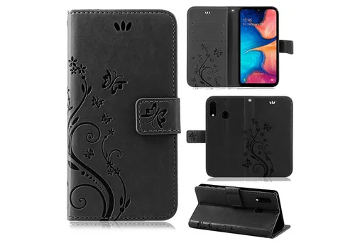 betterfon Handyhülle Handytasche für Samsung Galaxy A20e SM-A202 Buchhülle, Wallet Case mit Kartenfächern Magnetverschluss und weicher Innenhülle