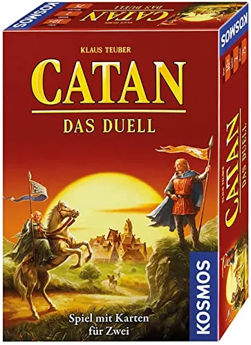 KOSMOS 693732 Catan - Das Duell, Spiel mit Karten fürgenau 2 Spieler, Spiel für 2 Personen, Gesellschaftsspiel ab 12 Jahre für 2 Personen, Brettspiel