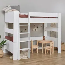 Produktbild Hoppekids Hochbett Pure 90x200 cm SFK-A8-1
