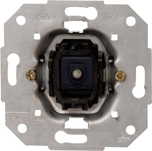 Kopp 504700000 Taster (Wechsler) mit N-Klemme, UP mit Glimmlampe, 10A, 250V~