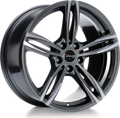 AVUS AC-MB3 Alufelge für BMW X4 8.5x18 - Felgen für BMW X4, anthrazit poliert, verleiht deinem Fahrzeug einen sportlichen Look und optimale Performance.