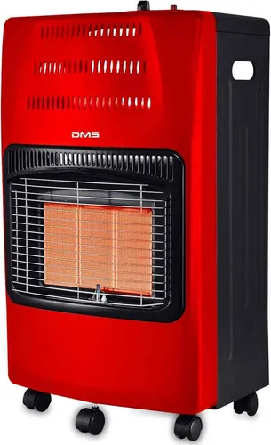 Gasheizofen DMS 4200W Heizgerät Gasheizer Heizstrahler Infrarot Rot - NEU