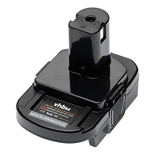 vhbw Akku-Adapter kompatibel mit DeWalt & Milwaukee Elektrowerkzeug/Akku
