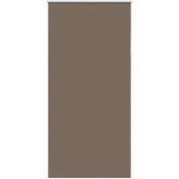 vidaXL Verdunkelungsrollo Kaffeebraun 100x230 cm - Seitenzug- & Springrollos mit Sichtschutz und Wärmeregulierung. Langlebig und pflegeleicht aus 100 % Polyester, ideal für jedes Zuhause.