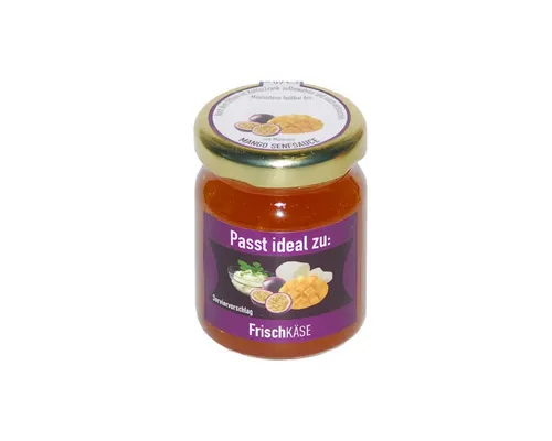 Ruwisch & Zuck Saucen, Ruwisch & Zuck Mango Senfsauce mit Maracuja süßlich scharf 60g