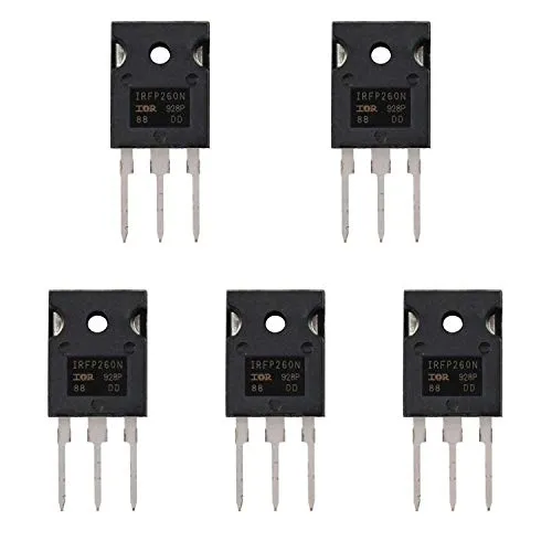 BOJACK IRFP260 MOSFET-Transistoren IRFP260N 50 A 200 V N-Kanal-Leistungs-MOSFET IRFP260NPBF TO-247AC (Packung mit 5 Stück)