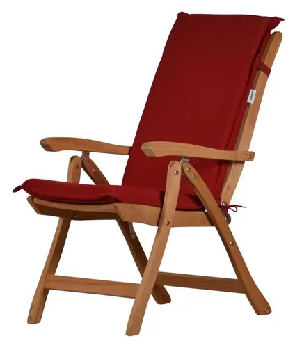 Kai Wiechmann Gartenstuhl Set Teak Hochlehner Pisa mit Auflage premium - Entdecken Sie das hochwertige Teak Gartenstuhl Set mit 4-fach verstellbarem Hochlehner und pflegeleichter Auflage. Ideal für entspannte Stunden im Garten, wetterfest und langlebig.