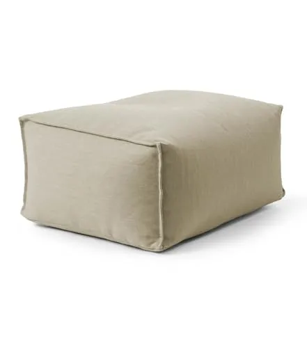 mokebo Ruhepouf - Eckiger Sitzhocker für drinnen & draußen - Stylischer Pouf für gemütliche Stunden im Freien und Zuhause. Hergestellt aus hochwertigen, wasserabweisenden Stoffen in Deutschland, ideal für entspannte Momente.