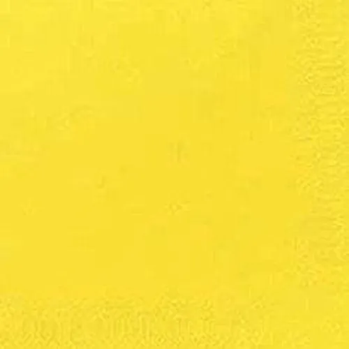 Duni Cocktail-Servietten 3lagig Zelltuch Uni gelb von Serviertten