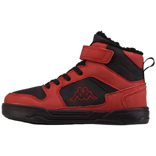 Kappa Unisex Kinder Stylecode: 261071k Lineup Fur K Sneaker, Red Black, 30 EU