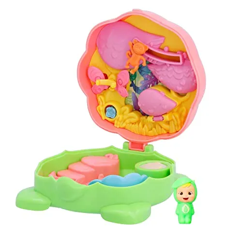 CRY BABIES Little Changers Greeny Sammelkapsel in Form Einer Blume, die eine Mini-Puppe, eine Pipette und EIN Flugblatt enthält, +3 Jahre