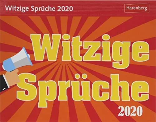 Witzige Sprüche Humorkalender. Tischkalender 2020. Tageskalendarium. Blockkalender. Format 14 x 11 cm