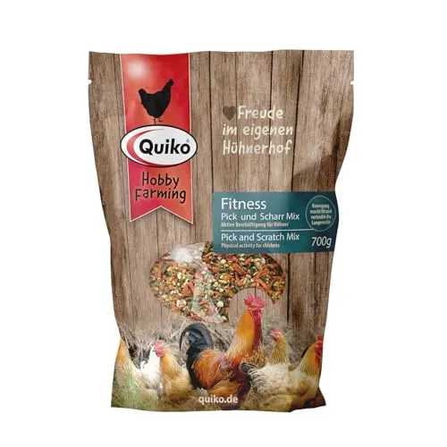 Quiko Hobby Farming Fitness Pick und Scharr Mix 700g von Quiko