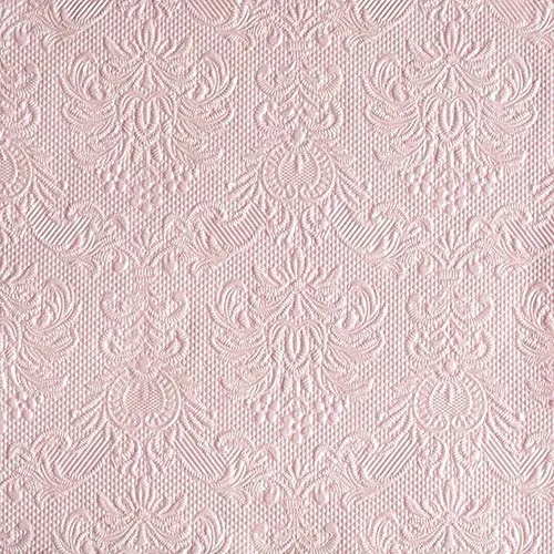 Ambiente Servietten Lunch/Party 33x33cm Elegance Pearl Pink Geprägt/Embossed