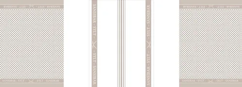 Geschirrtuch SANSIBAR Jacquard BL 50x70 cm braun