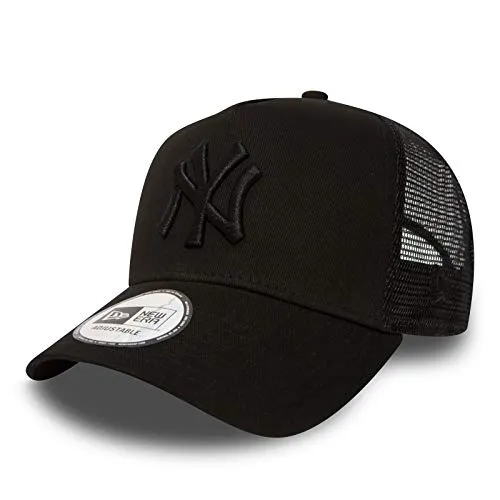 New Era New York Yankees MLB League Essential A-Frame Trucker Cap - Verstellbare Snapback Cap mit Mesh-Rücken für optimalen Tragekomfort und stylischen Look.
